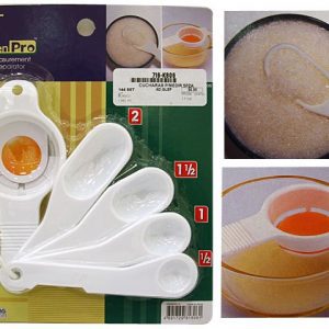 Measuring Spoon and Egg Separator Set