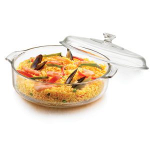 CRISA PYR-O-REY 1PC 3 LITRE CASSEROLE DISH WITH GLASS LID