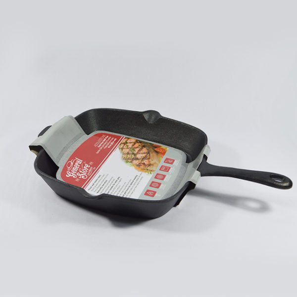 Gibson 10in Addlestone square grill cast iron 14002250185