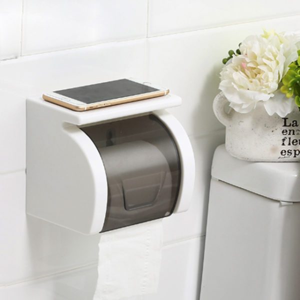 Toilet Paper Holder with Flat Top