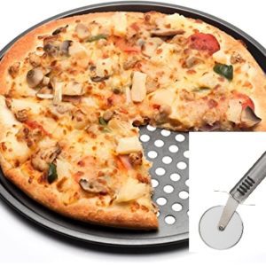 Pizza Tray and Cutter Combo