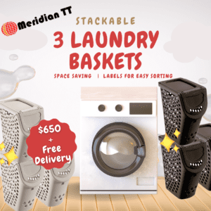 3 pack Stackable Laundry Baskets