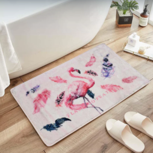 Memory Foam Bath Mat (Flamingo)