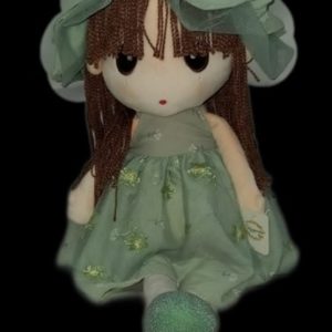 Plush Doll with Bonnet