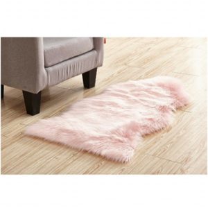 Faux Fur Rug 65 x 100cm Shaped