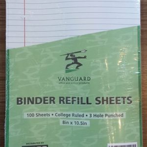 Binder Refill Sheets (100 sheets)