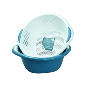 Plastic Colander 2pc set