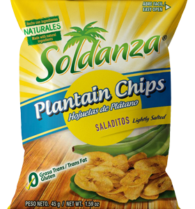 Soldanza Plantain Chips Lightly Salted