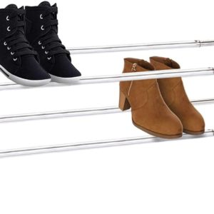 Chrome Shoe Rack Expandable and Stackable