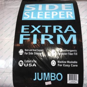 Side Sleeper Extra Firm Jumbo Pillow