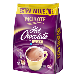 Mokate Hot Chocolate Drink – Milky – 10 sachets