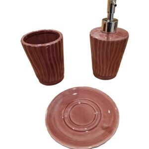 3 pc Elegant Bathroom Accessory Set (Simply Home)