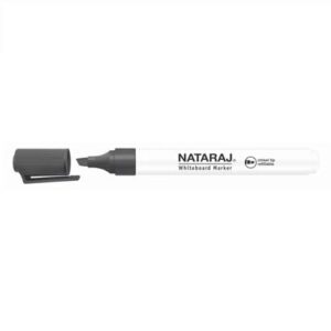 Nataraj Whiteboard Marker Chisel Tip (Black)