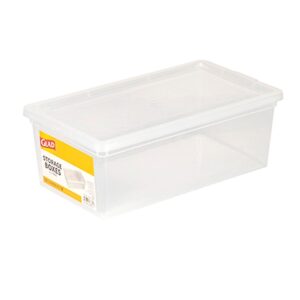 GLAD 6L STORAGE BOX TRANSLUCENT CLEAR