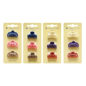 HAIR CLIPS 3PK