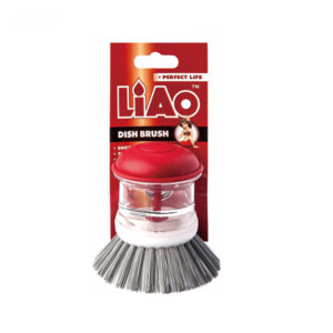 LIAO 8.5CM DISH BRUSH W/SOAP COMPARTMENT