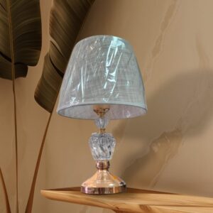 Chequered Glass Table Lamp