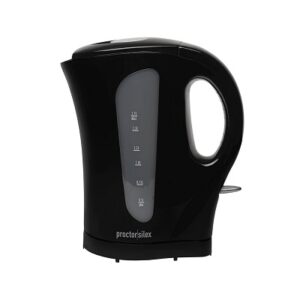 1.7l Proctor Silex Cordless Black Kettle