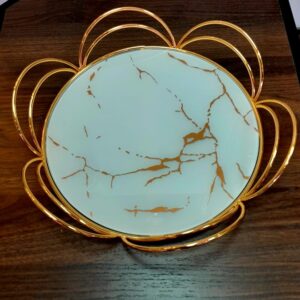 Gold and Marble Tray