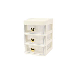 Plastic 3-drawer organizer