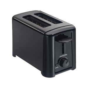 2 Slice Black Compact Proctor Silex Toaster