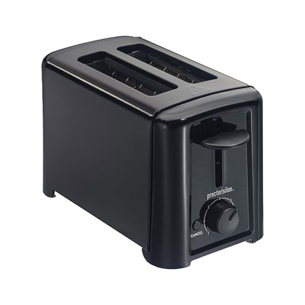 2 Slice Black Compact Proctor Silex Toaster