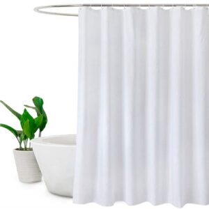 Plastic Shower Curtain (white)