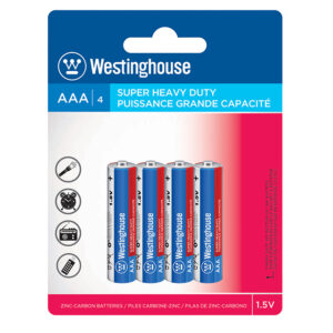 WESTINGHOUSE SUPER HEAVY DUTY AAA BATTERY 4PK