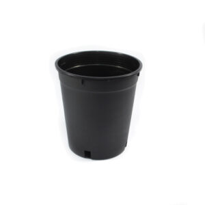 5pk x Black Plastic Plant Pot 16x18cm