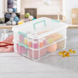 Stack & Carry 2 Layer Handle Sterilite Storage Box