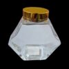 Hexagonal Glass Jar