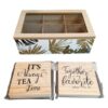 Tea Box with Bonus Coaster Set