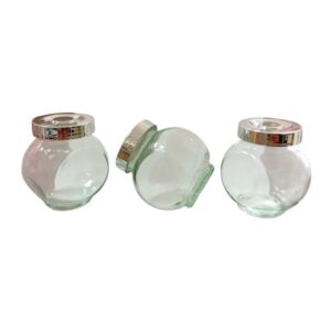 3pc Glass Jar Set