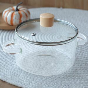 1.5L Glass Pot with Cover