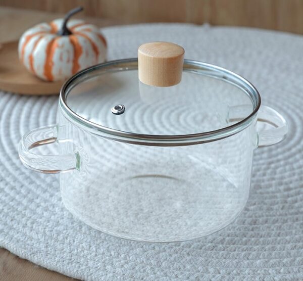 1.5L Glass Pot with Cover