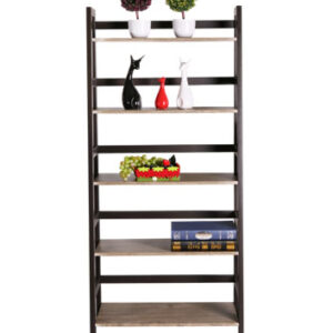 Metal Framed Ladder Shelf