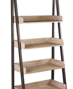 Metal Framed Ladder Bookshelf
