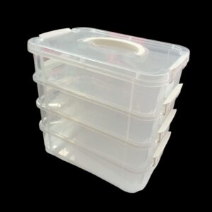 4 level stack and carry containers