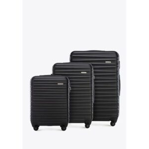 3pc ABS Luggage Set – Black
