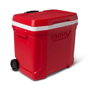 Igloo 28qt Profile II Roller Cooler Red