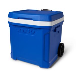Igloo 60qt Profile II Majestic Blue Roller Cooler
