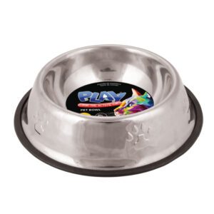 Pet Bowl Embossed Stainless Steel – 350 Ml