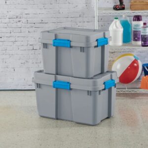 Sterilite 20 Gal Gasket Tote Cement Base And Lid